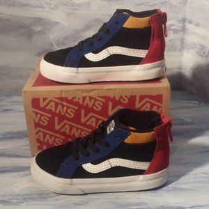 Vans Toddler size 6 SK8 Hi Zip Old Skool Sneakers